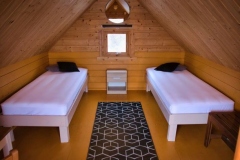 Twin pod cottage inside